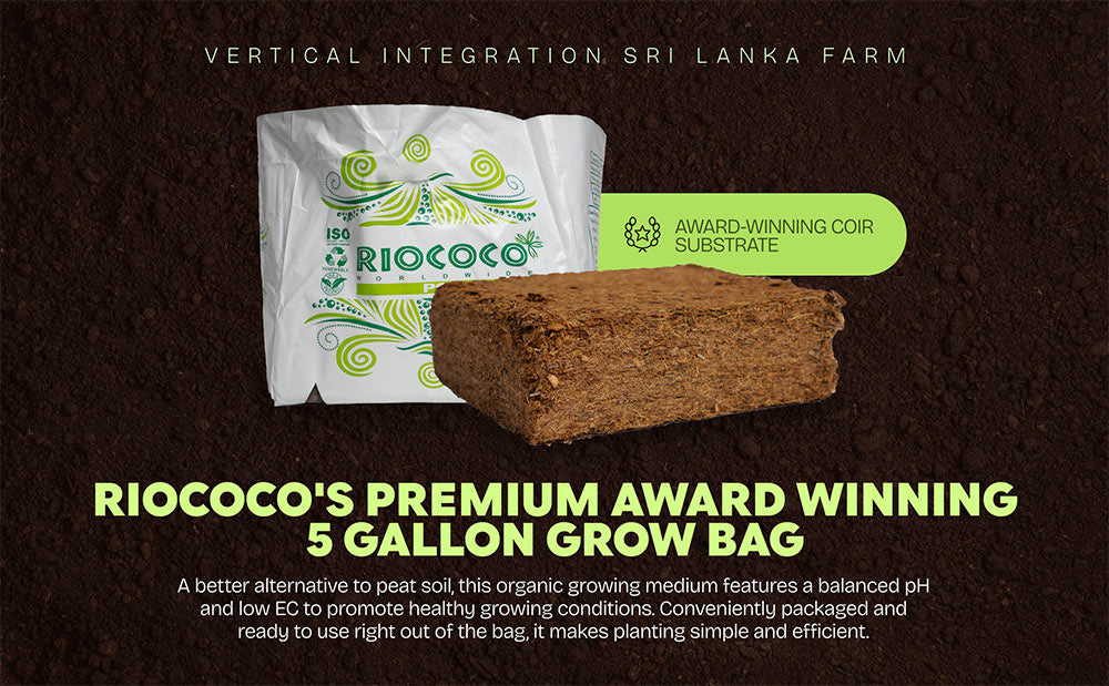 RIOCOCO 5 Gallon Open Top Grow Bag