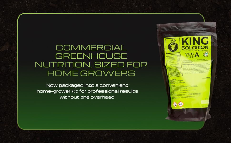 Nutrient kit for Autoflower and Photoperiod Plants - Powered by King Solomon Nutrients